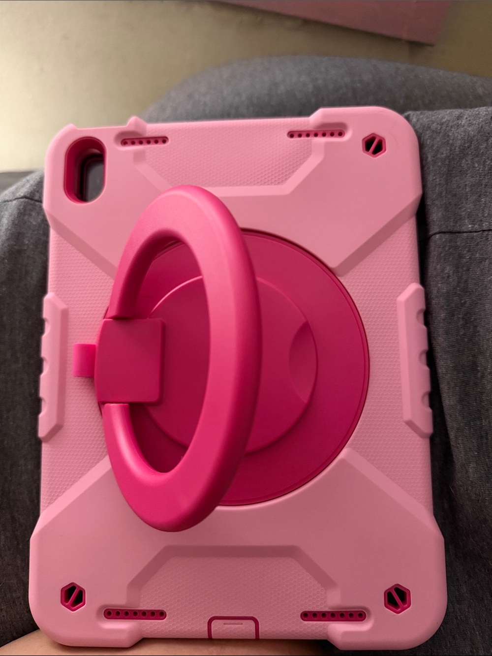 Pink Heavy-Duty Tablet Case - Shockproof Rugged Protection - Picture 3 of 3